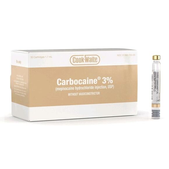 Septodont 1430735 3% Plain 50/Bx - Picture 1 of 2